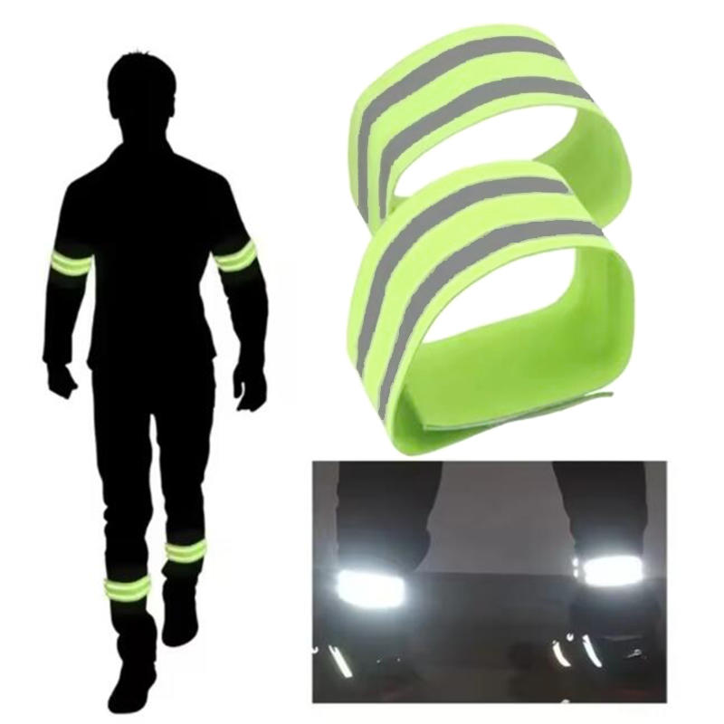 High And Running Gear - High Visibility Reflective Safety Bands Adjustable