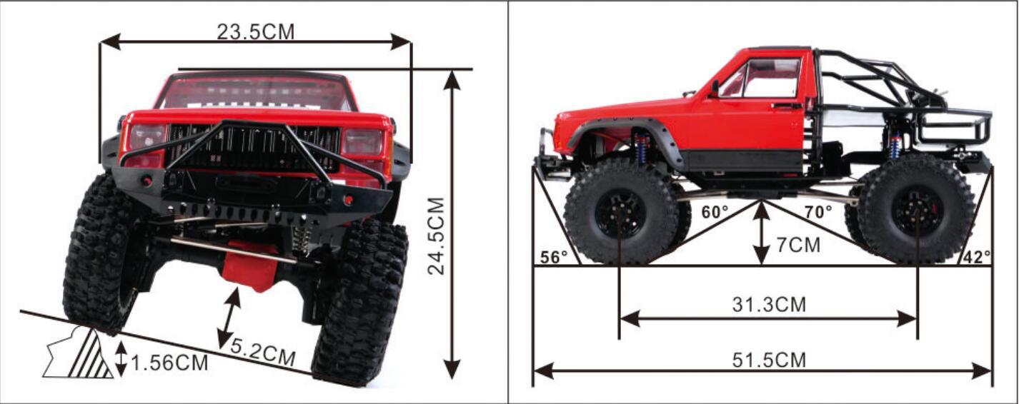 Axing RC Crawler, Cherokee Roc - High And Running Gear recension och pris