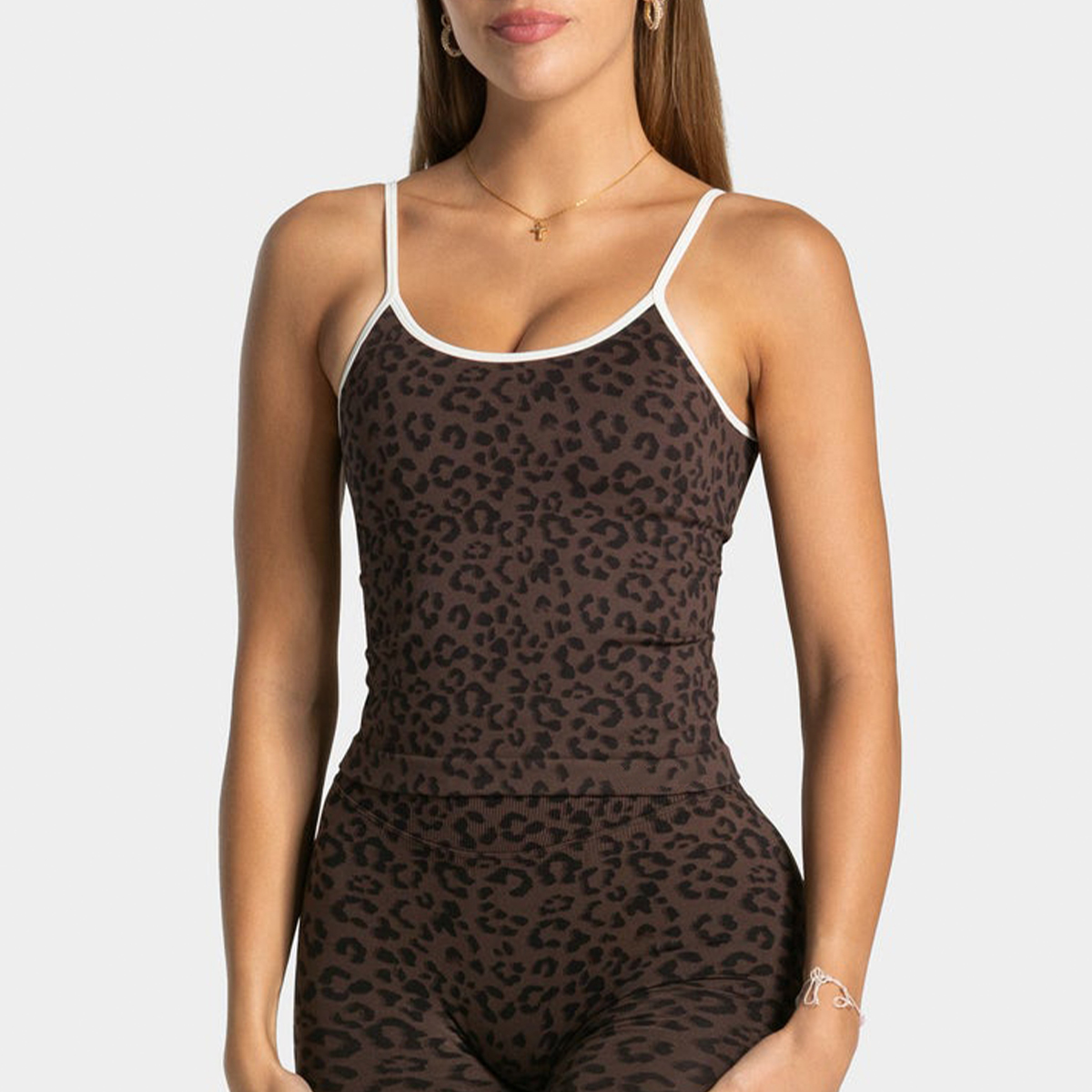 Sexy Leopard Print Yoga Tank T - Running Gear Vest recension och pris