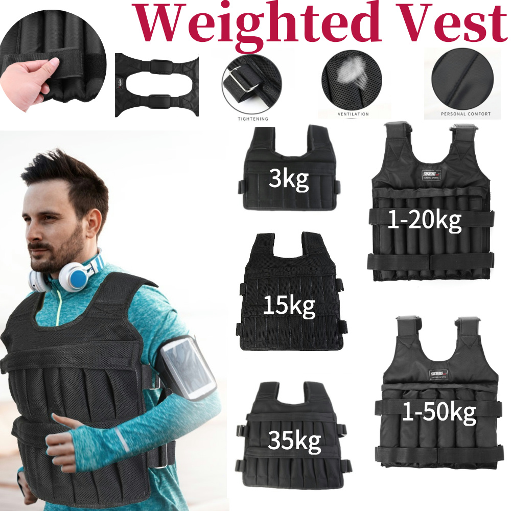 3/15/35kg Workout Weight Jacke - Running Gear Vest recension och pris