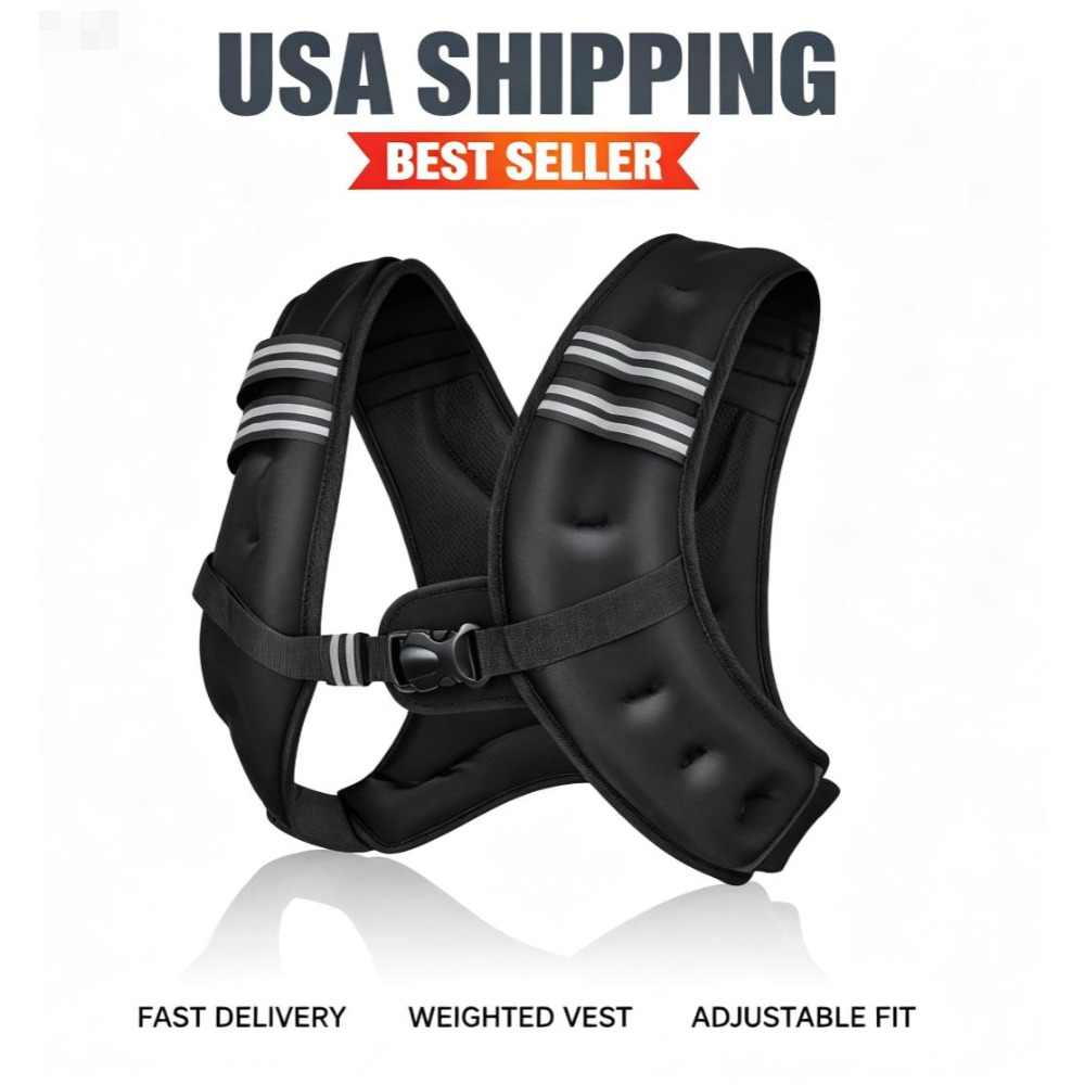 Fitness Weighted Vest Pre-Fill - Running Gear Vest recension och pris