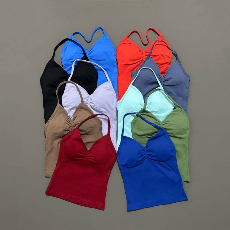 Gym Sports Tops Women Seamless - Running Gear Vest recension och pris