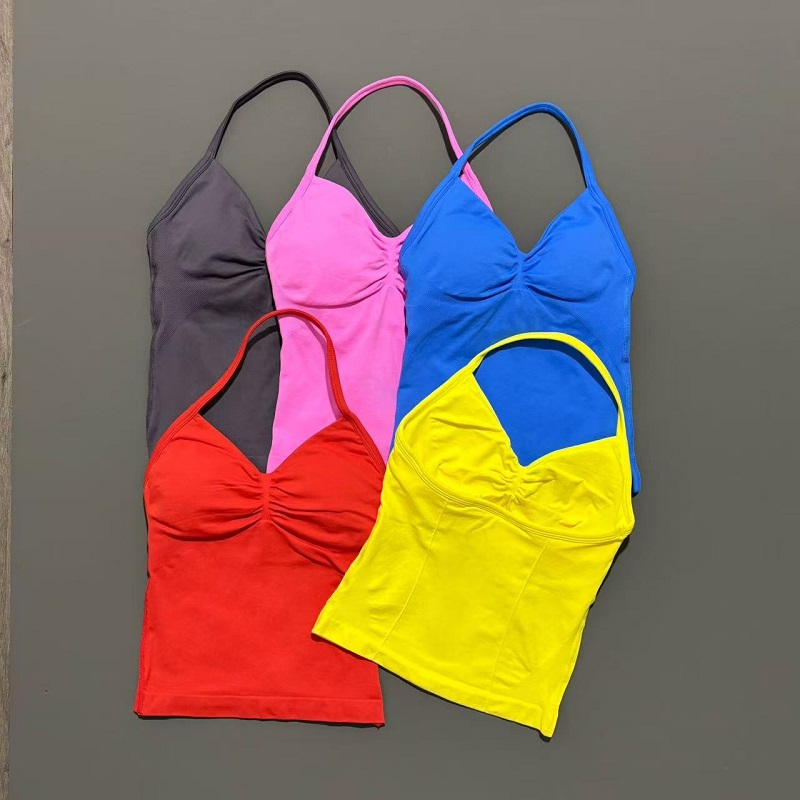 Gym Sports Tops Women Seamless - Running Gear Vest recension och pris
