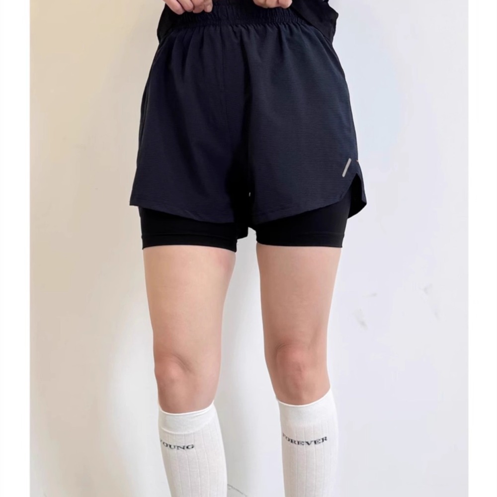 Women 2 In 1 Fitness Shorts Hi - Running Gear Junior recension och pris