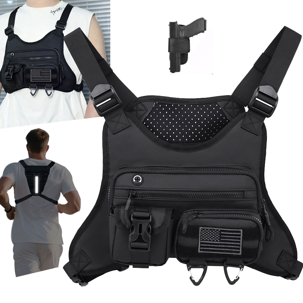 Camping Front Chest Vest  Back - Running Gear Vest recension och pris