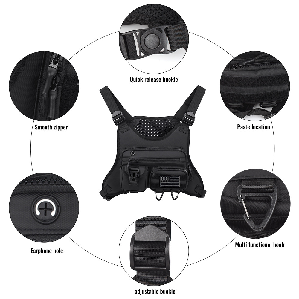 Camping Front Chest Vest  Back - Running Gear Vest recension och pris